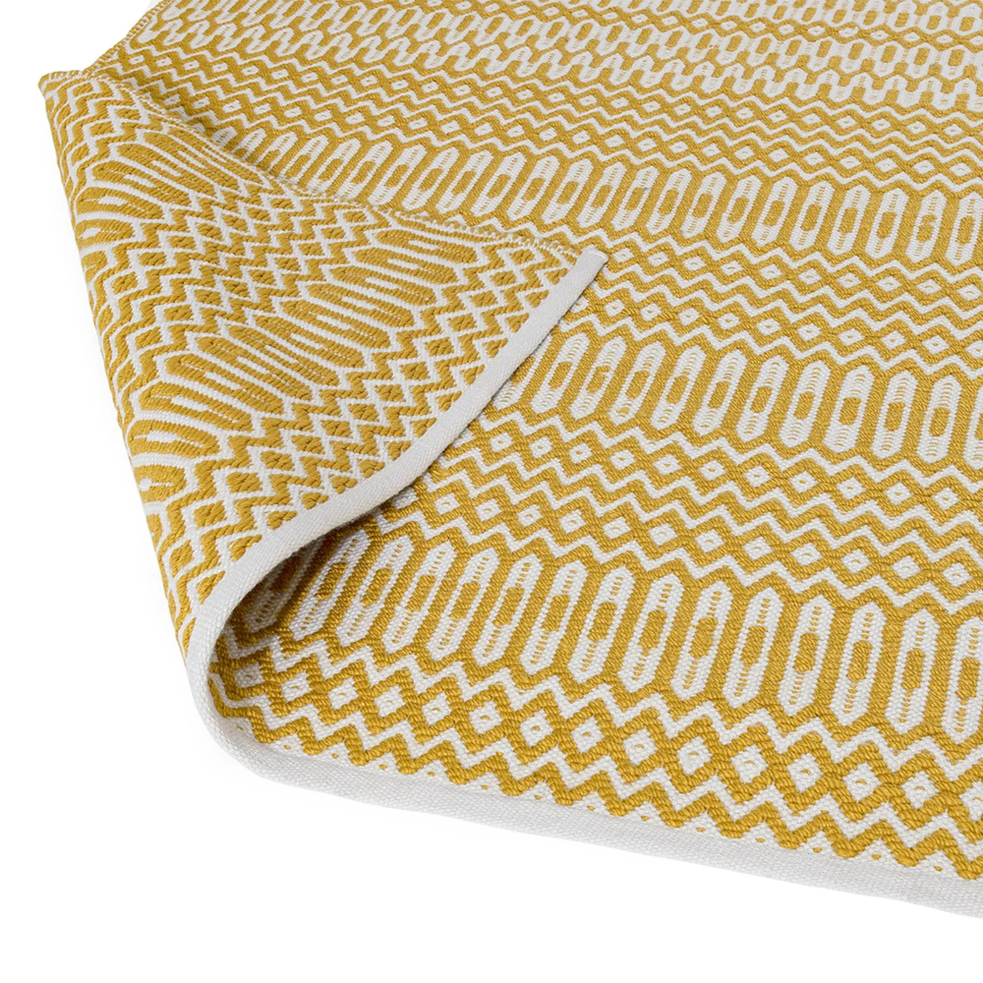 Natural Weaves Halsey Rug - Mustard