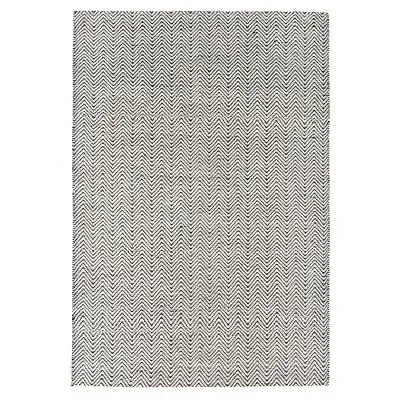 Natural Weaves Ives Rug - Black and White