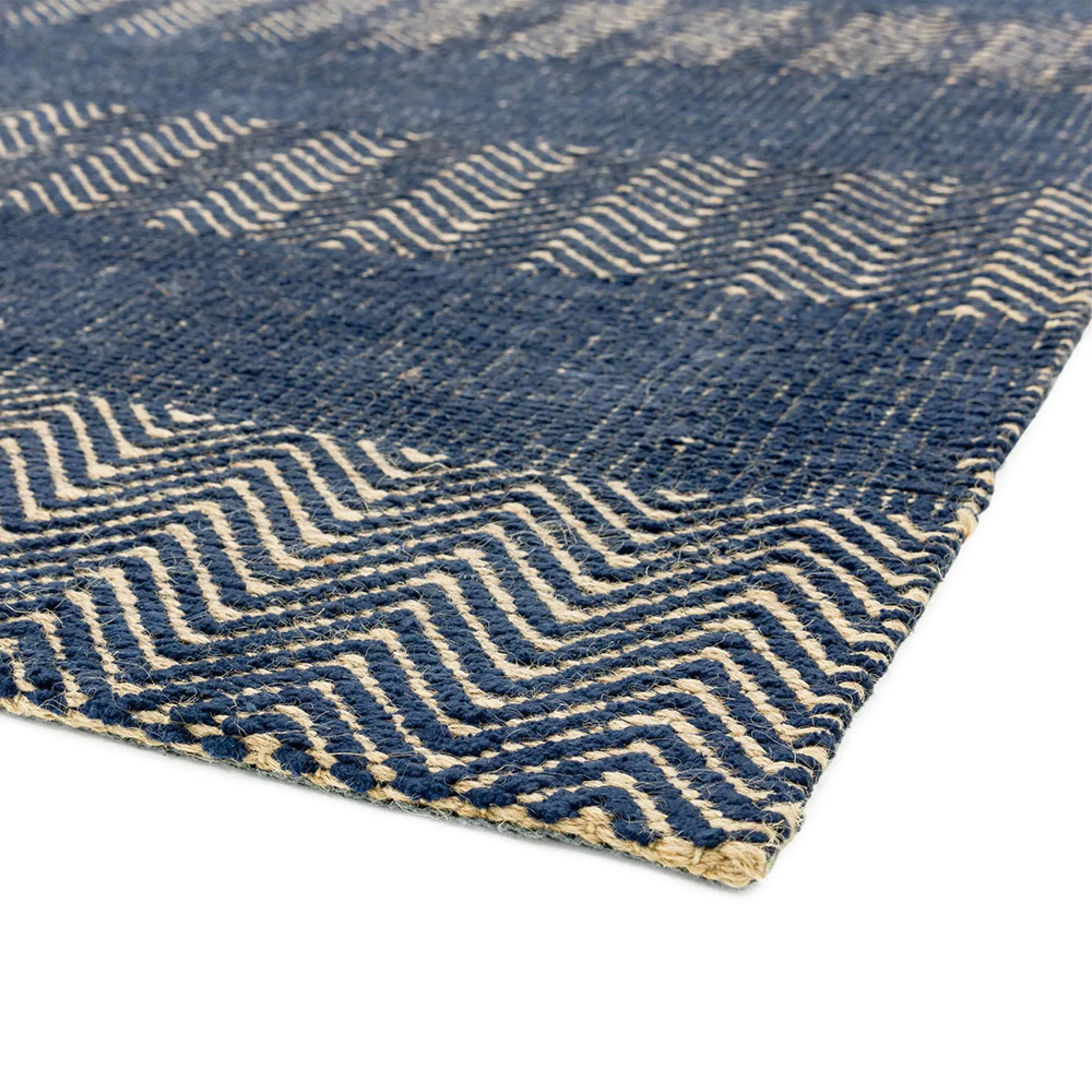 Natural Weaves Ives Rug - Navy Blue