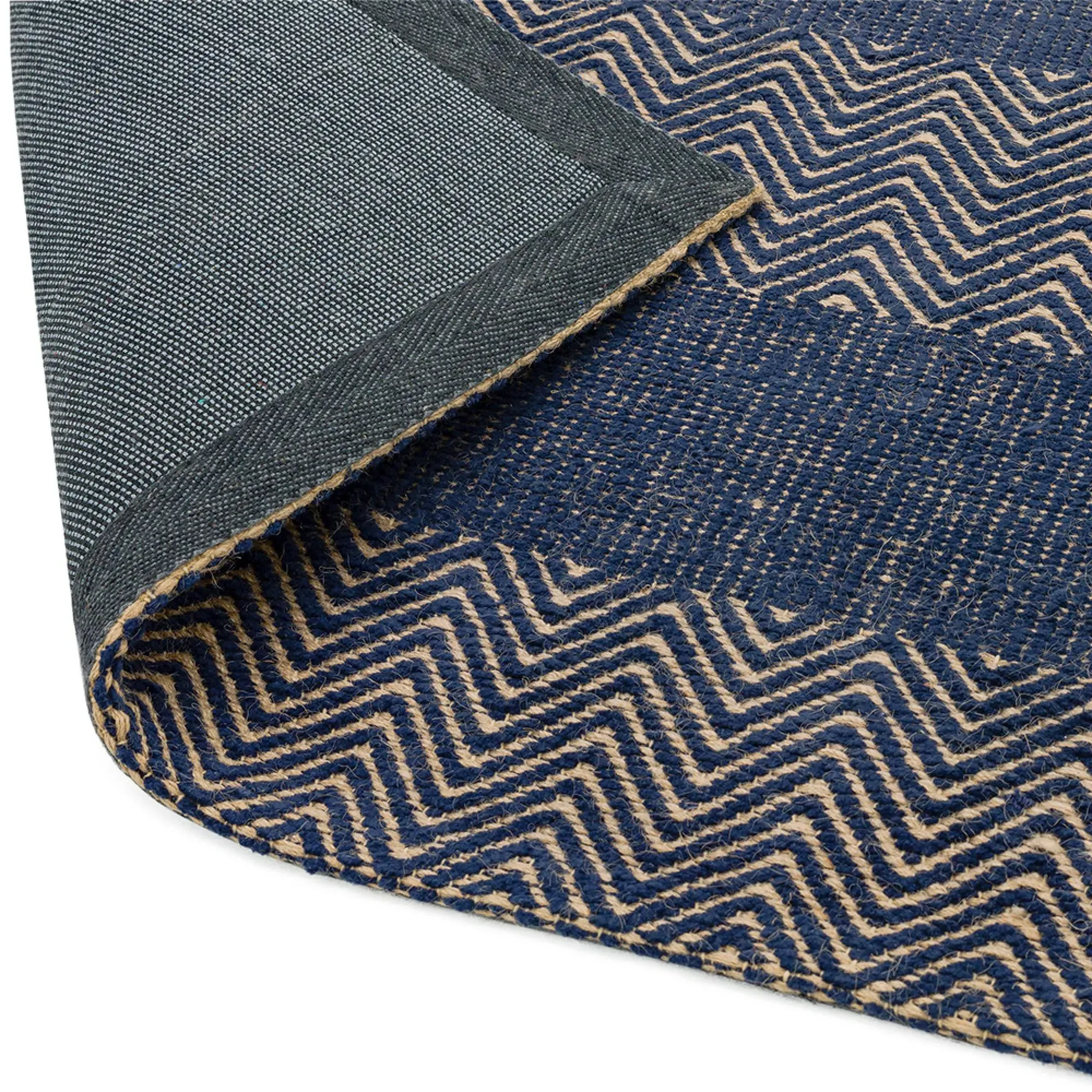 Natural Weaves Ives Rug - Navy Blue