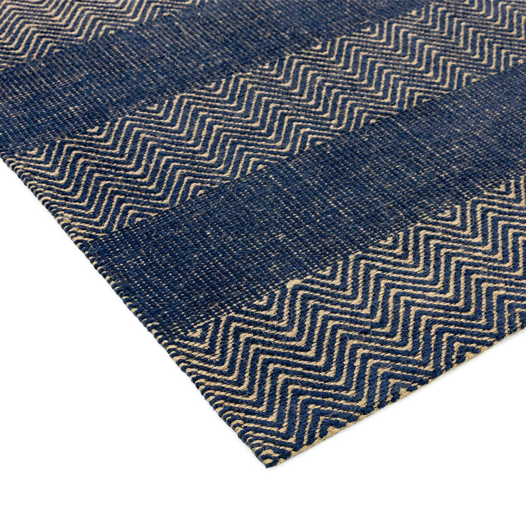 Natural Weaves Ives Rug - Navy Blue