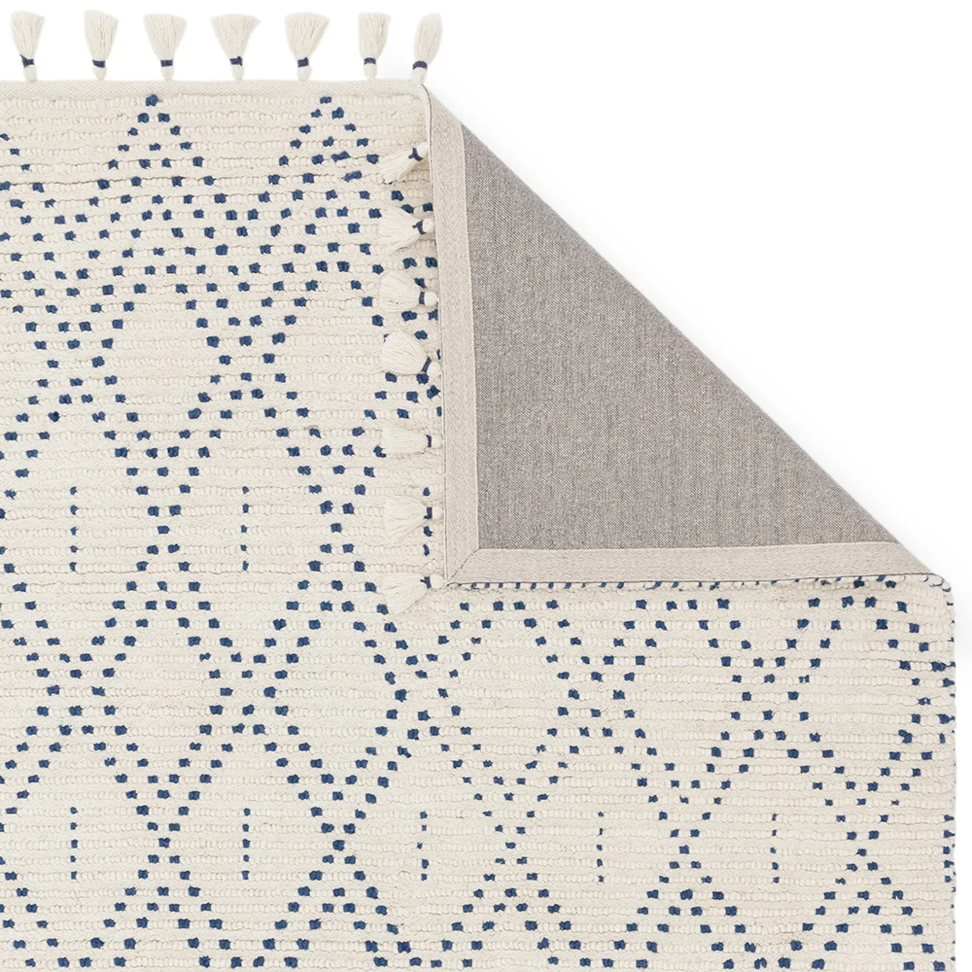 Natural Weaves Nepal Diamond Rug - Cream