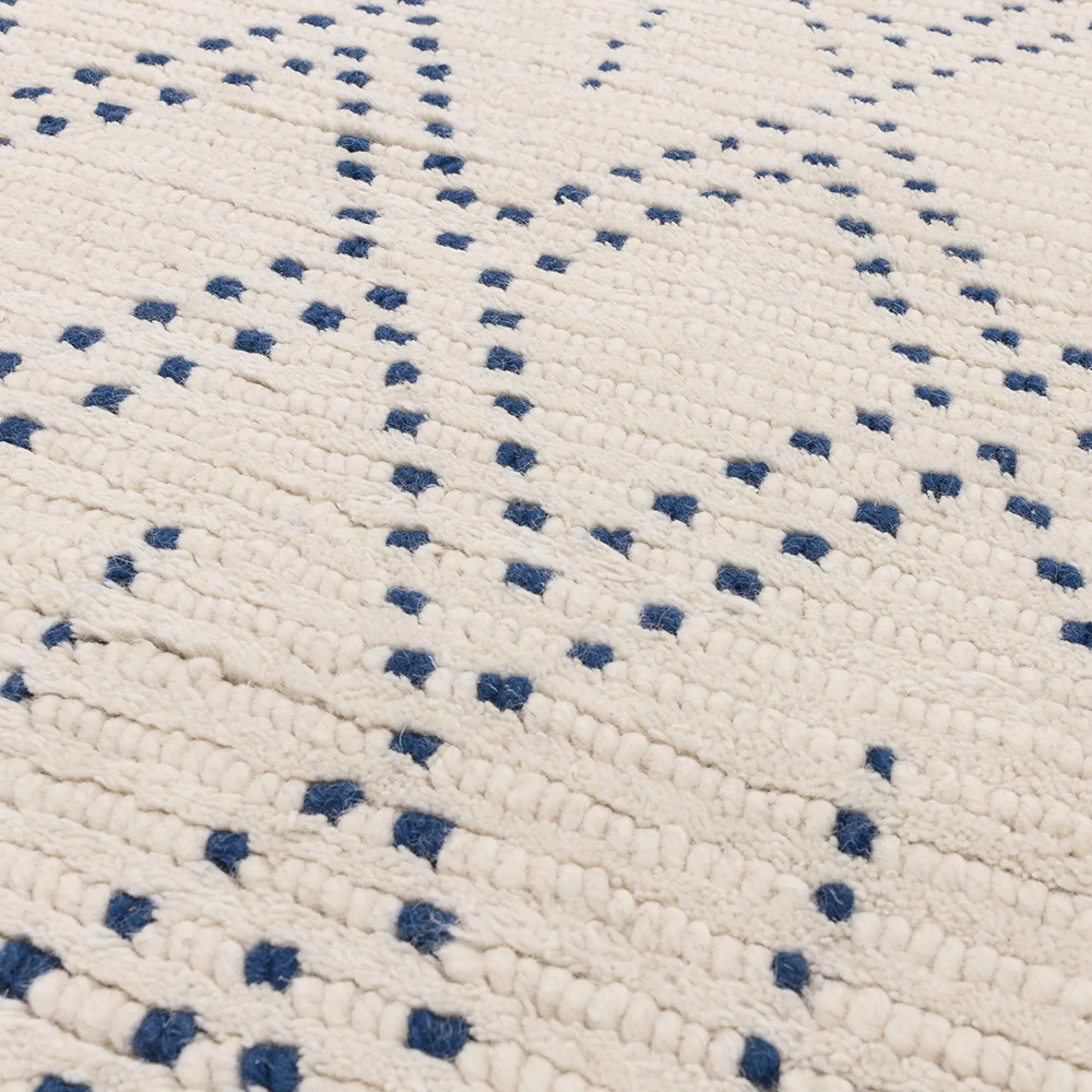 Natural Weaves Nepal Diamond Rug - Cream