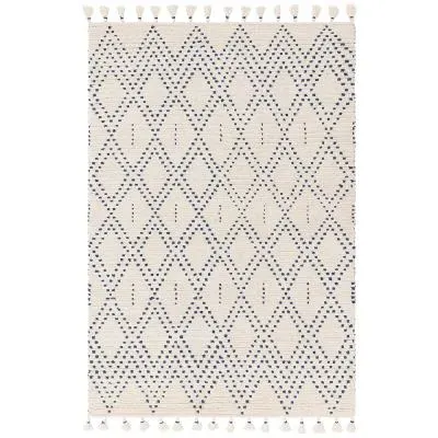 Natural Weaves Nepal Diamond Rug - Cream