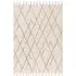 Natural Weaves Nepal Linear Rug - Cream and Black