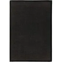 Natural Weaves Sisal Rug - Black