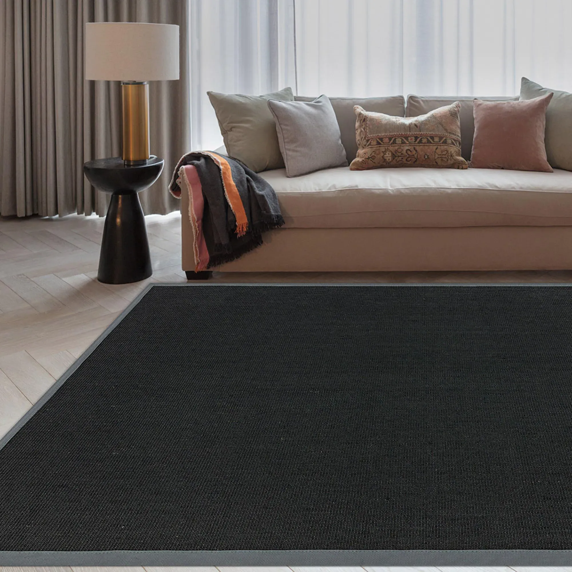 Natural Weaves Sisal Rug - Grey