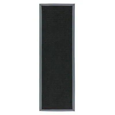 Natural Weaves Sisal Runner - Black and Grey