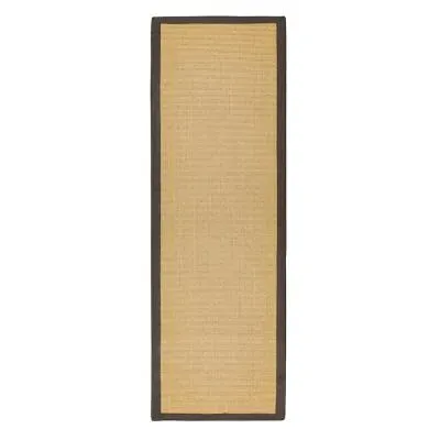 Natural Weaves Sisal Runner - Linen, Chocolate