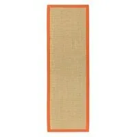 Natural Weaves Sisal Runner - Linen, Orange