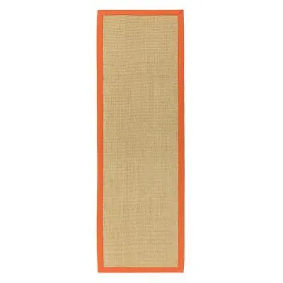 Natural Weaves Sisal Runner - Linen, Orange