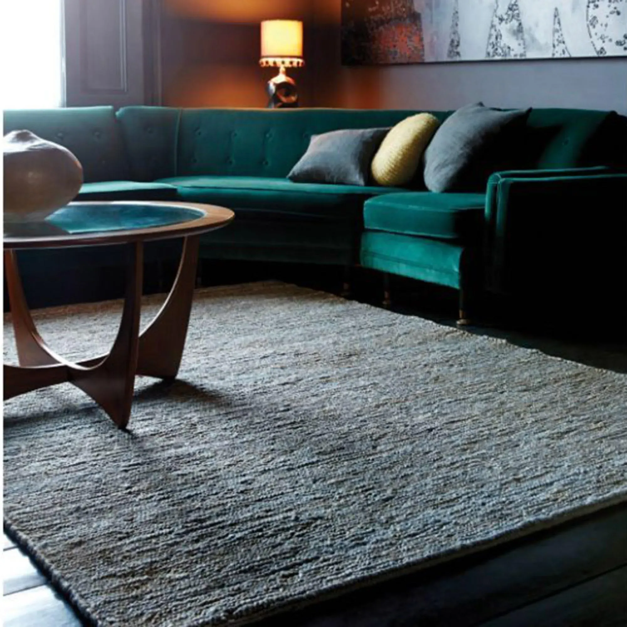 Natural Weaves Soumak Rug - Silver