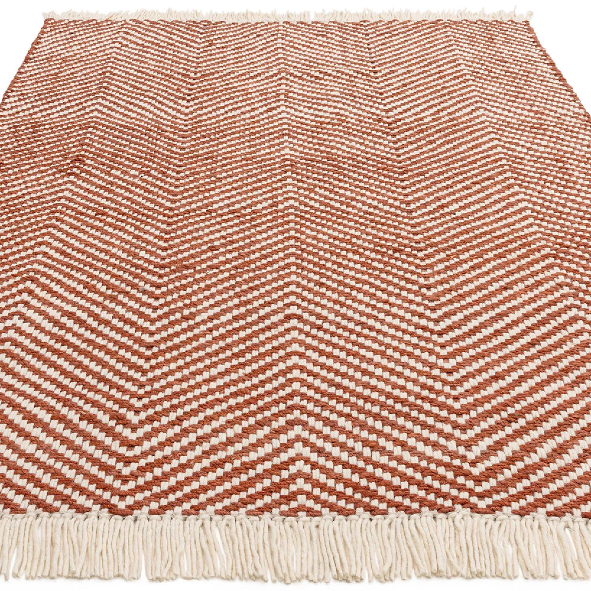 Natural Weaves Vigo Rug - Rust