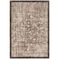 Plain Blade Border Rug - Charcoal