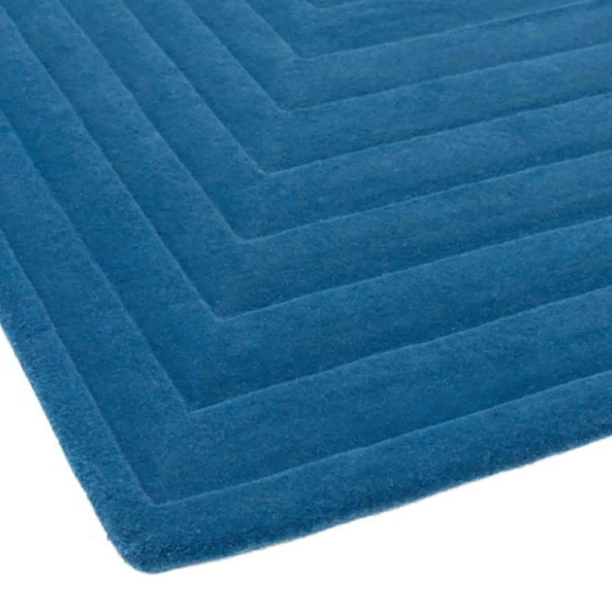 Plain Form Rug - Blue