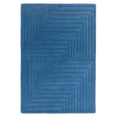 Plain Form Rug - Blue image