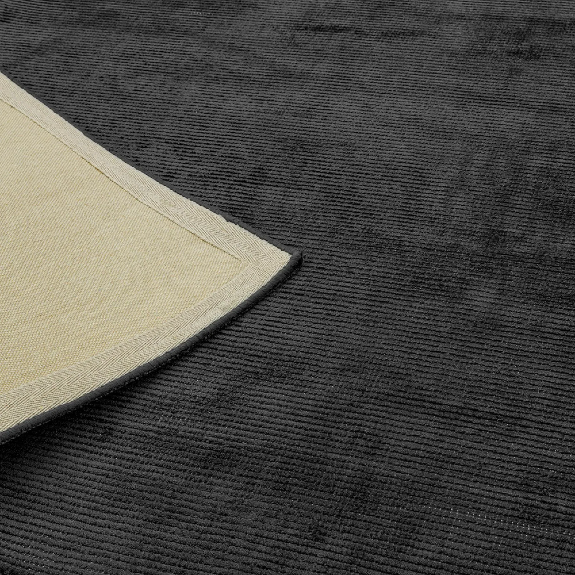 Plain Reko Rug - Charcoal