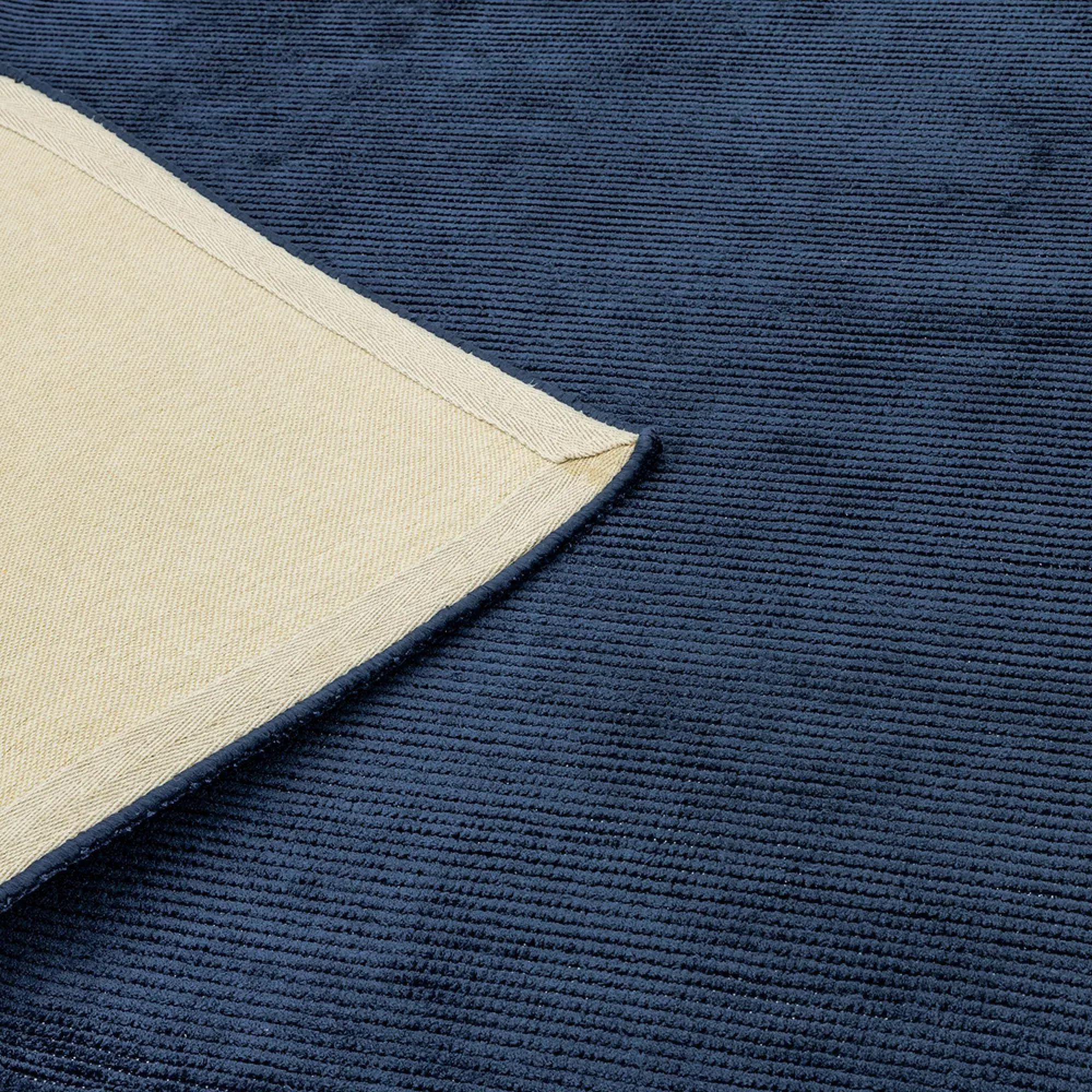 Plain Reko Rug - Navy