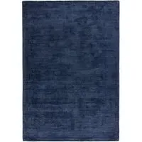 Plain Reko Rug - Navy
