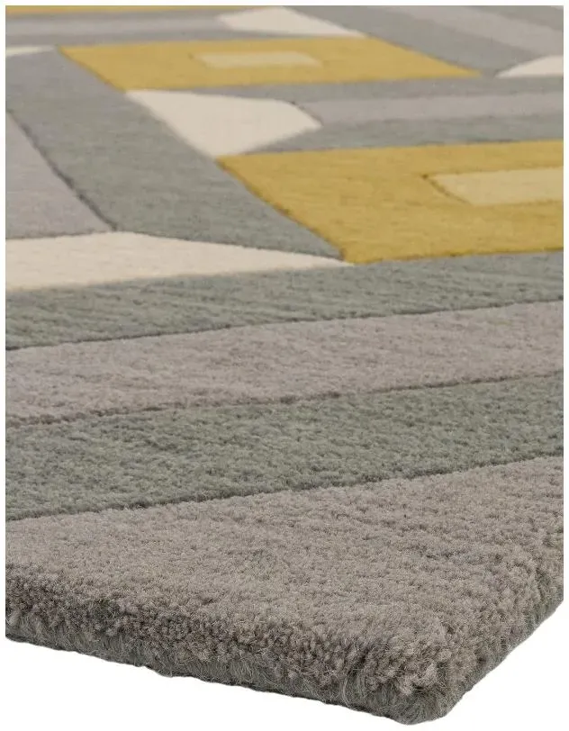 Reef Motif RF01 Runner - Grey