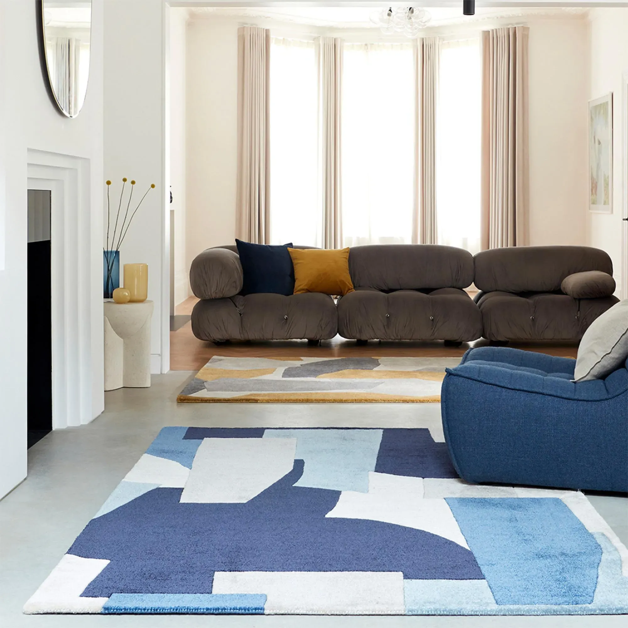 Romy Element Rug - Blue