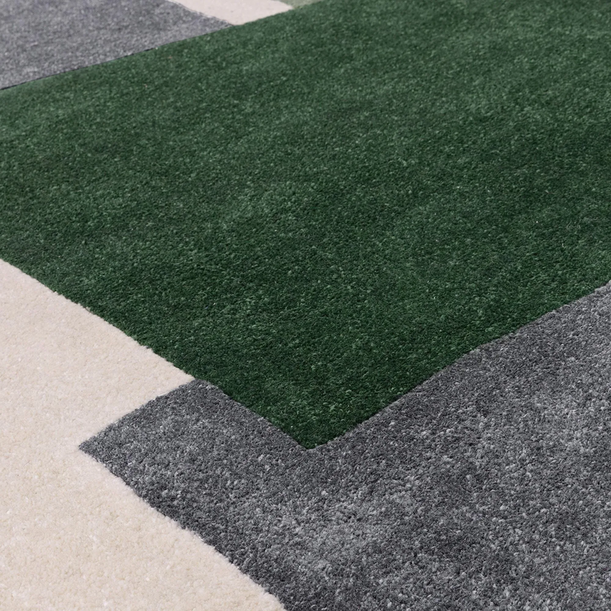 Romy Papercut Rug - Green