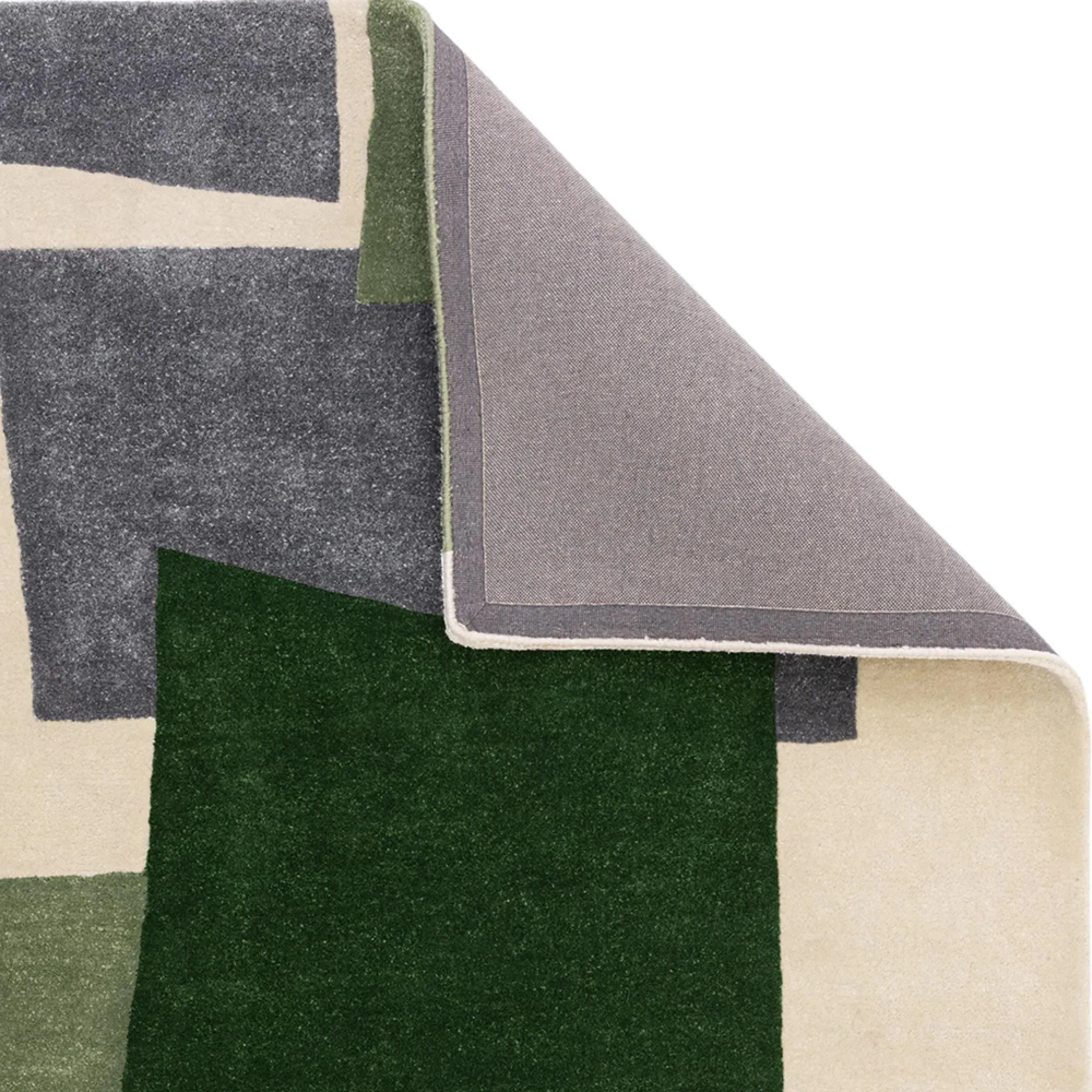 Romy Papercut Rug - Green
