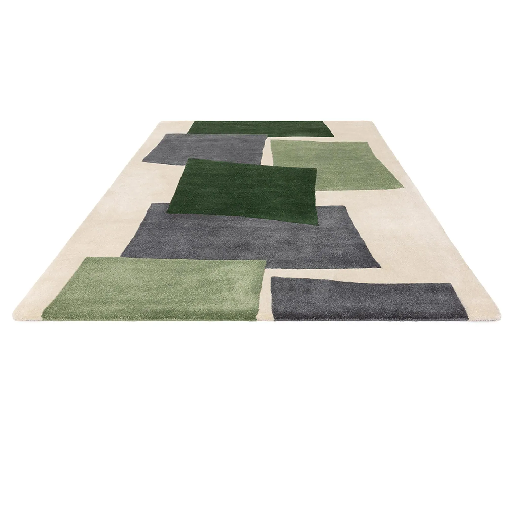 Romy Papercut Rug - Green