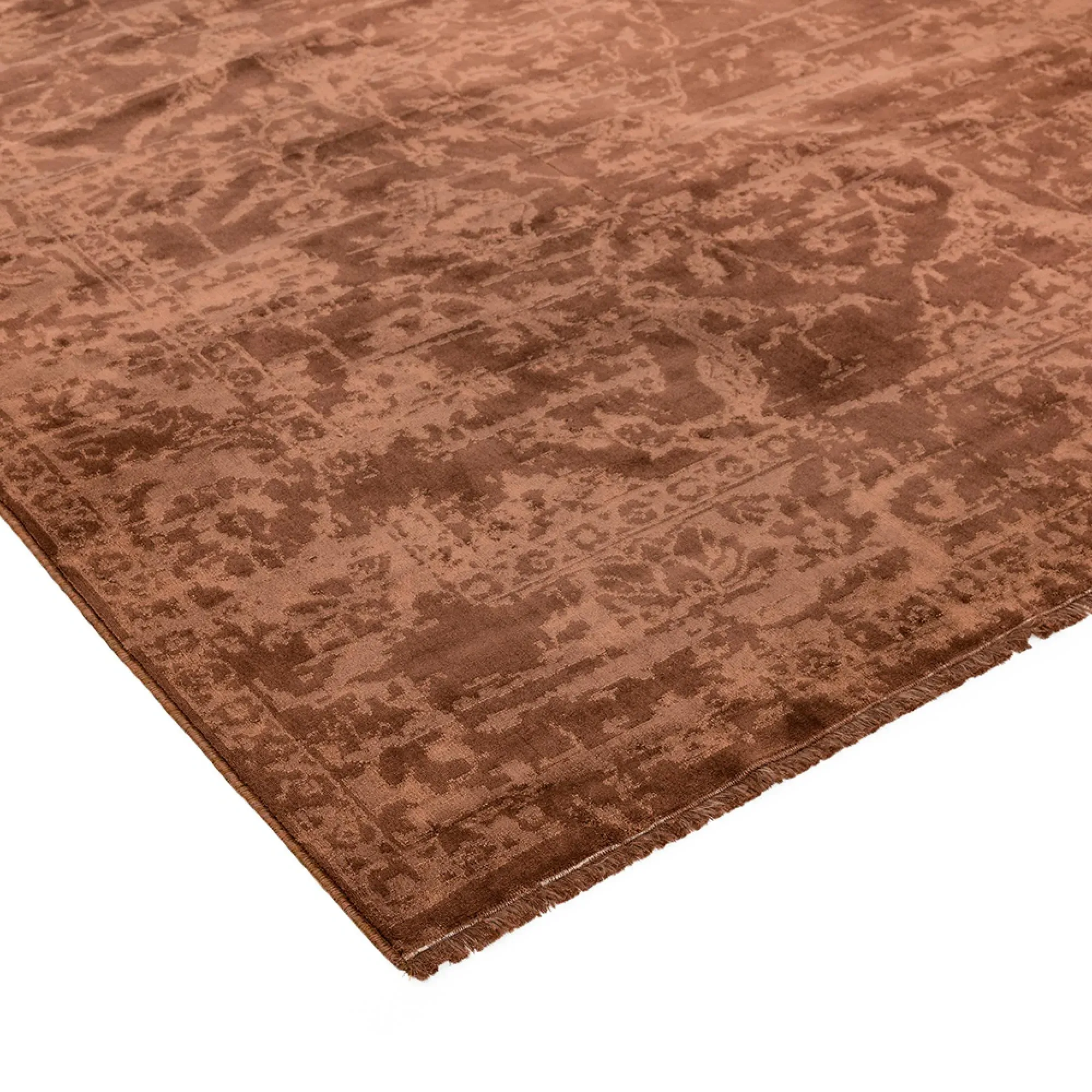 Zehraya Abstract Rug - Rust
