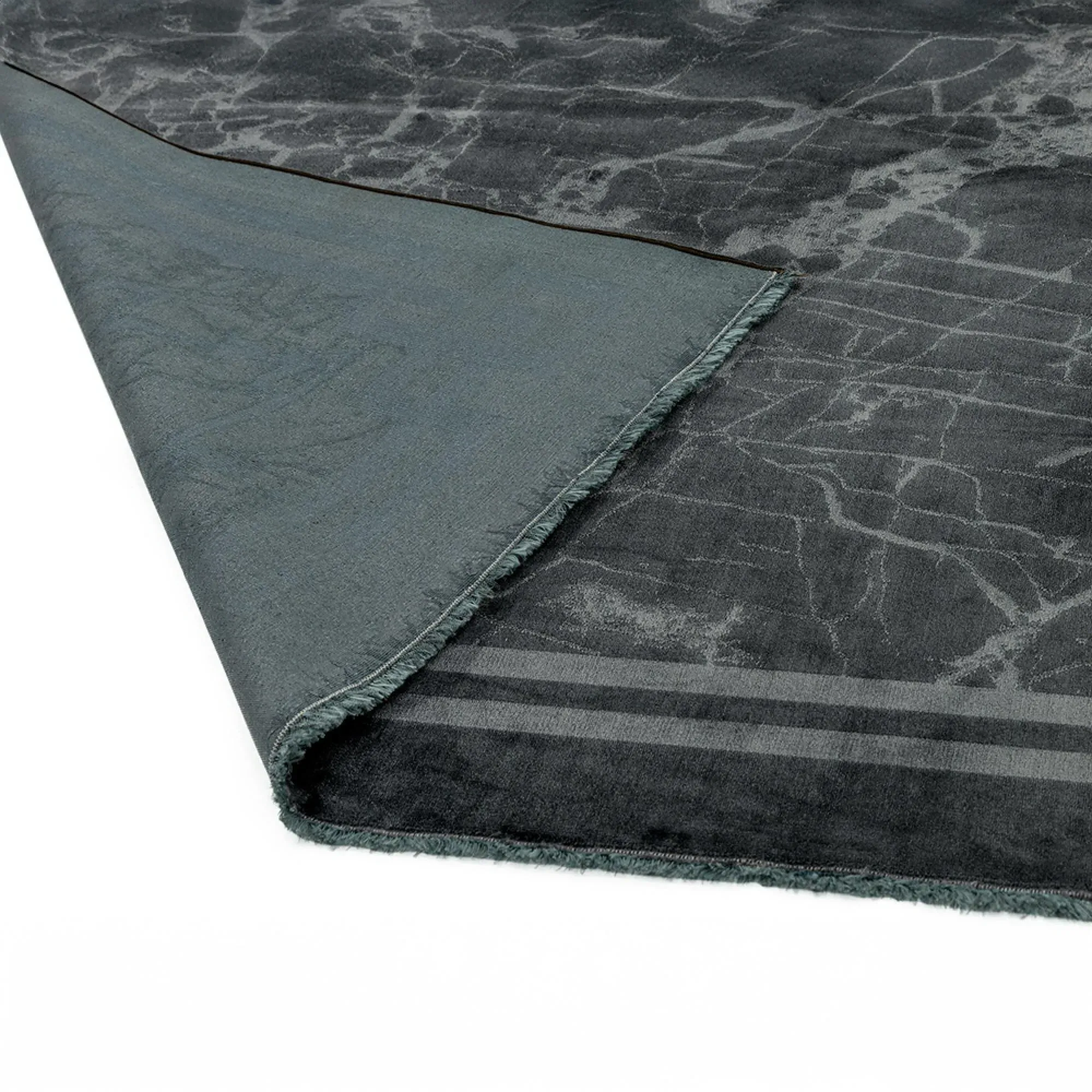 Zehraya Border Rug - Grey