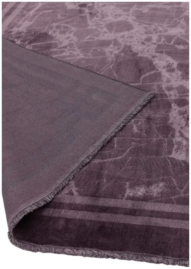 Zehraya Border Rug - Purple