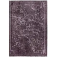 Zehraya Border Rug - Purple