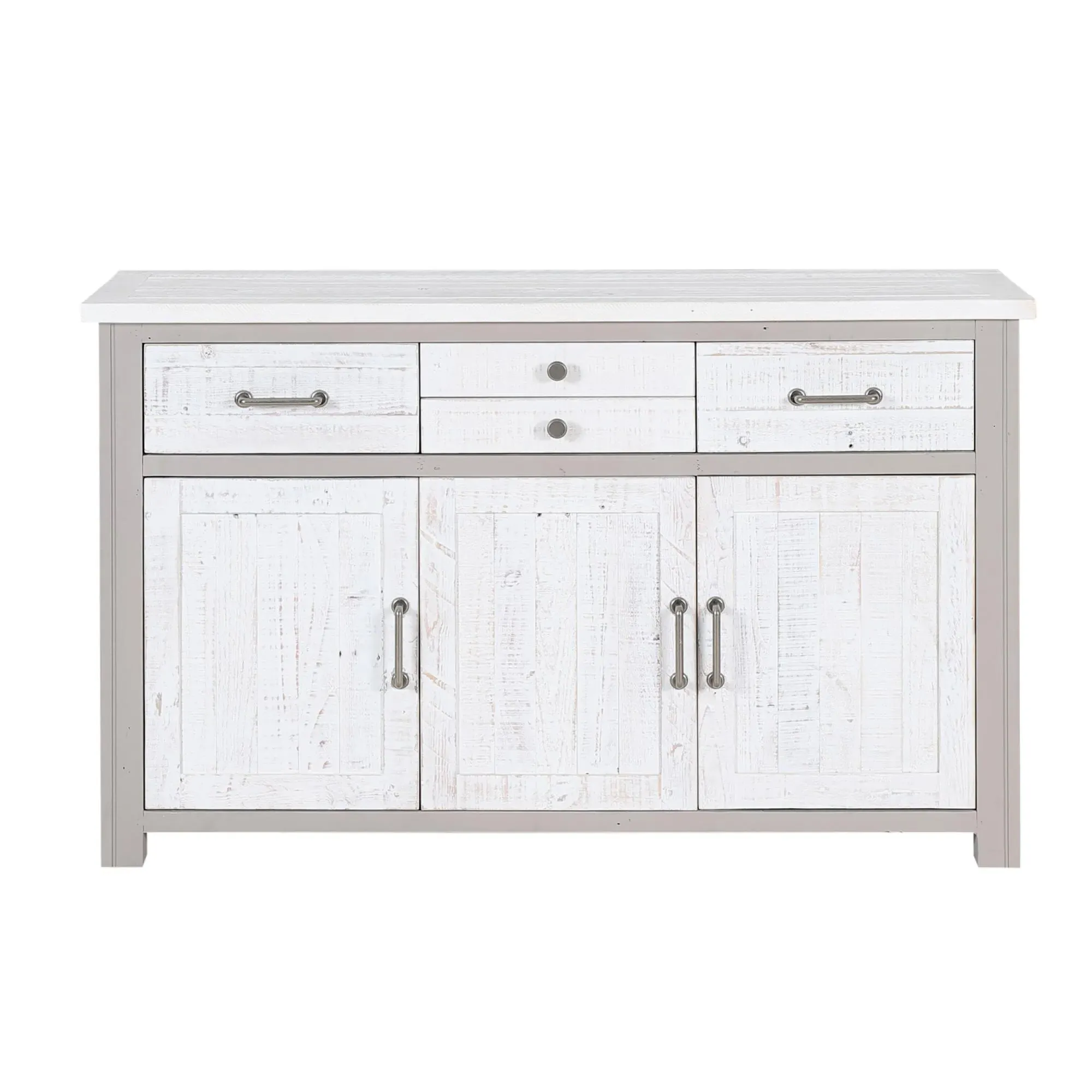 Gosford 3 Door Sideboard - Grey, Reclaimed Wood