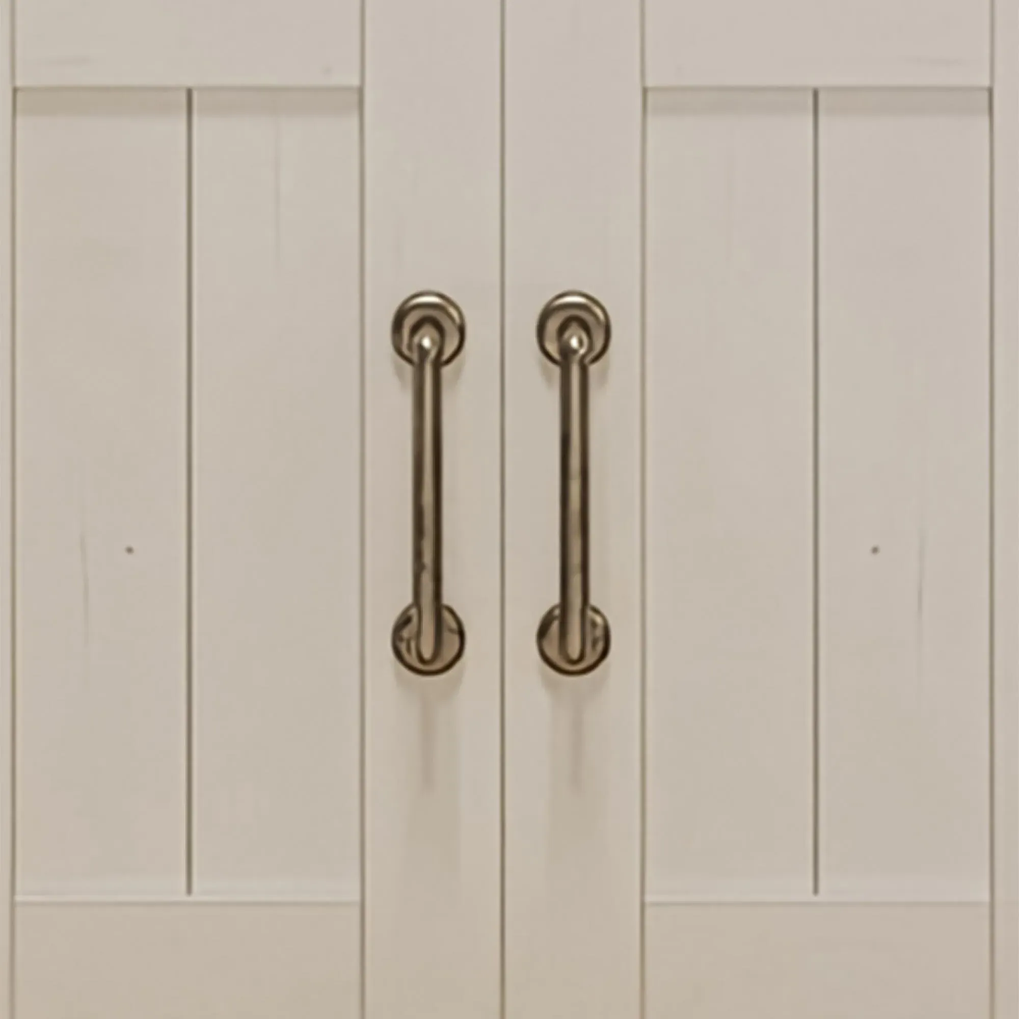 Gosford Narrow Bookcase 2 Doors - Grey, Reclaimed Wood