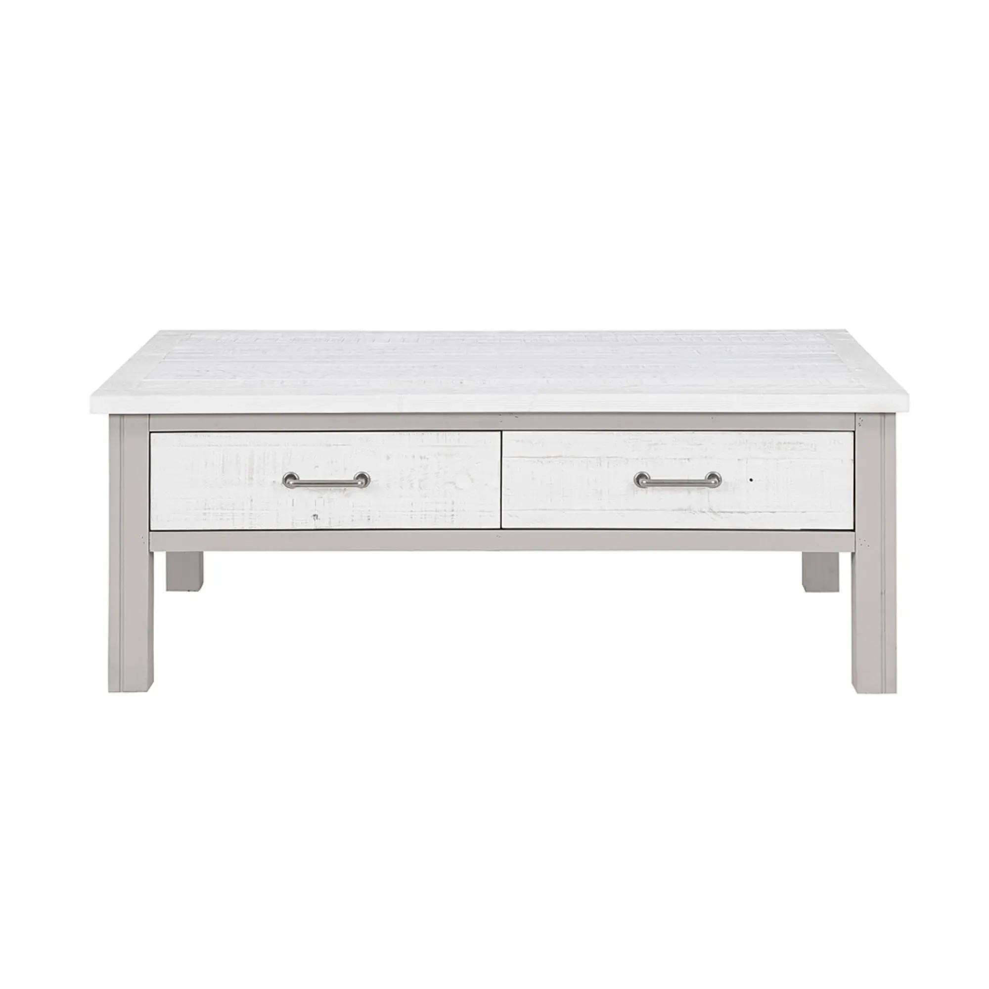 Gosford Reclaimed Wood 4 Drawer Coffee Table - Grey