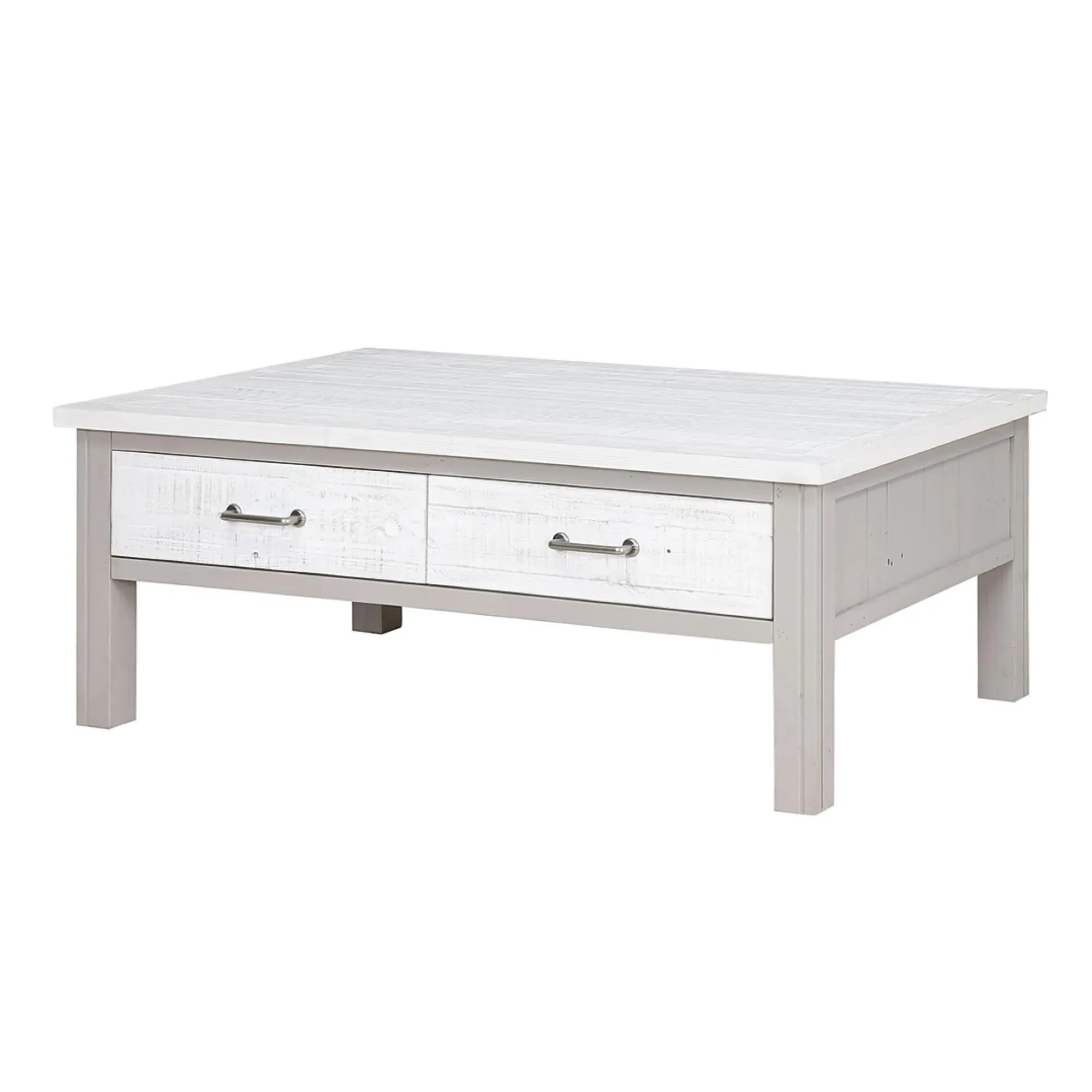 Gosford Reclaimed Wood 4 Drawer Coffee Table - Grey