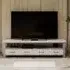 Gosford Reclaimed Wood 4 Drawer TV Unit - Grey