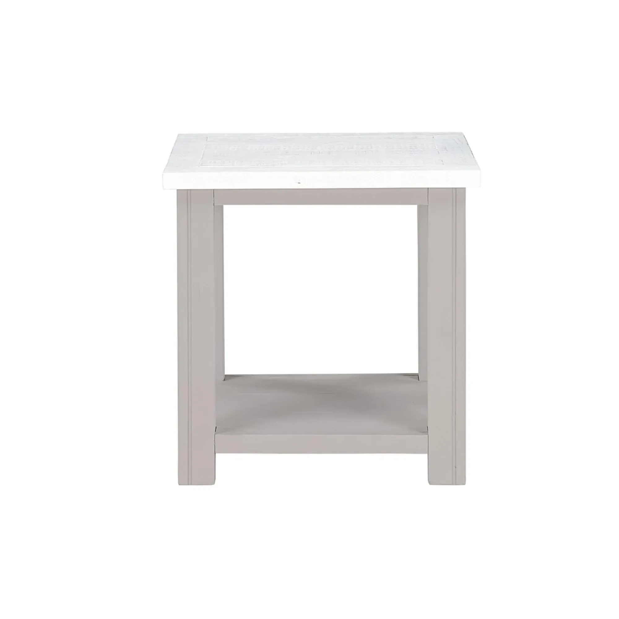 Gosford Reclaimed Wood Lamp Table - Grey