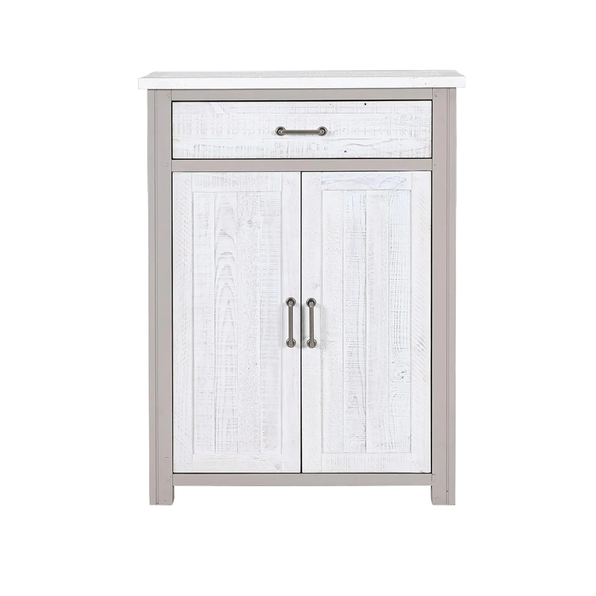 Gosford Reclaimed Wood Shoe Cupboard - Grey