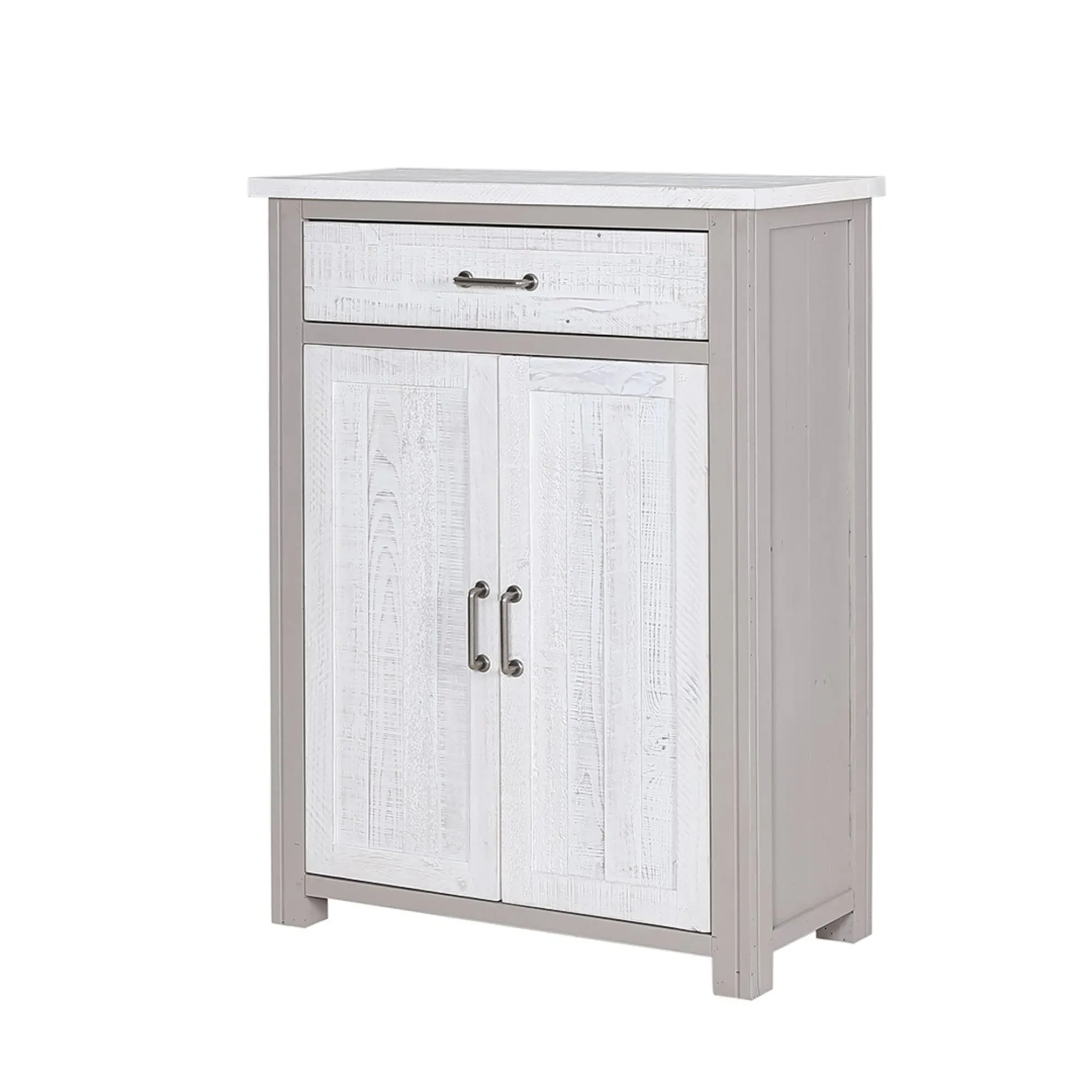Gosford Reclaimed Wood Shoe Cupboard - Grey