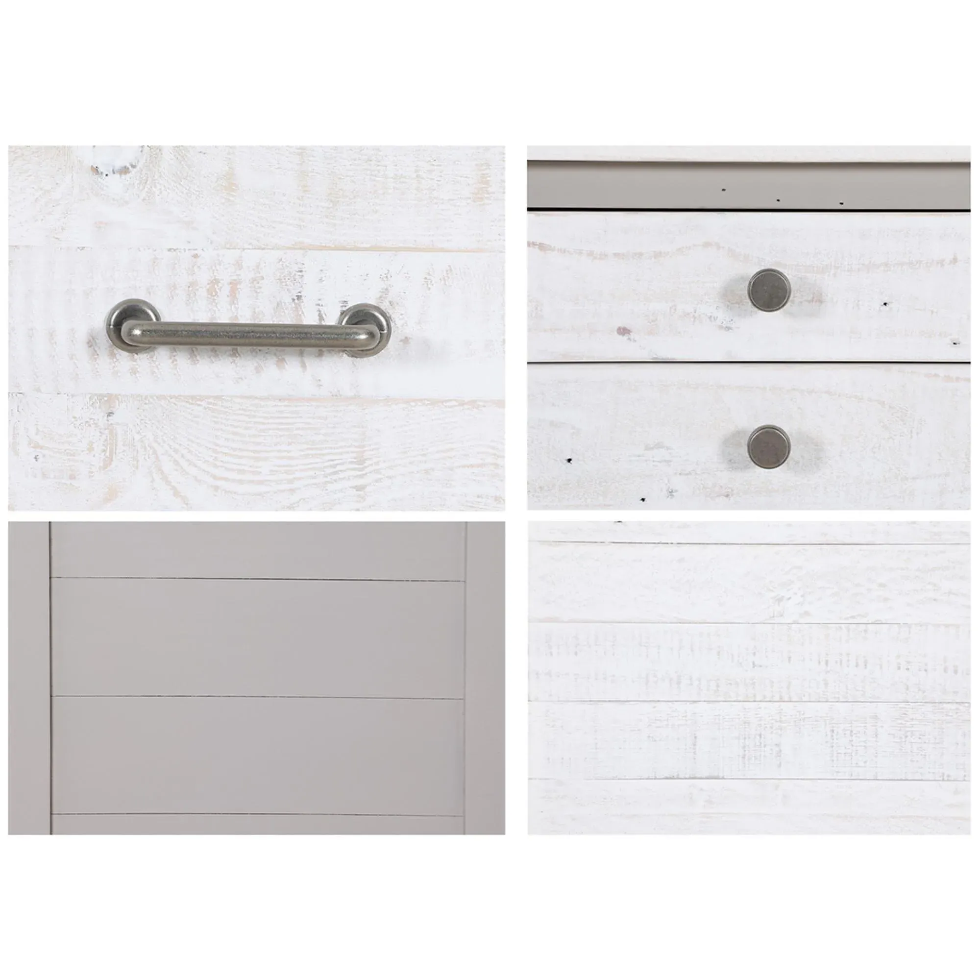 Gosford Reclaimed Wood Writing Desk - Grey