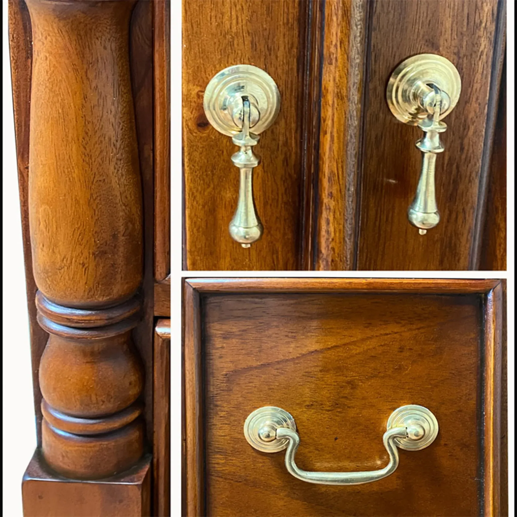 Lincoln CD and DVD Cupboard - Light Brown, Mahogany