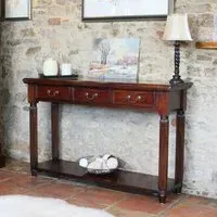 Luton Console Table - Mahogany