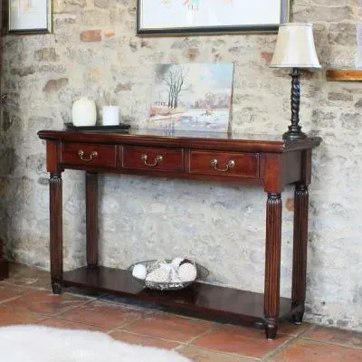 Luton Console Table - Mahogany image