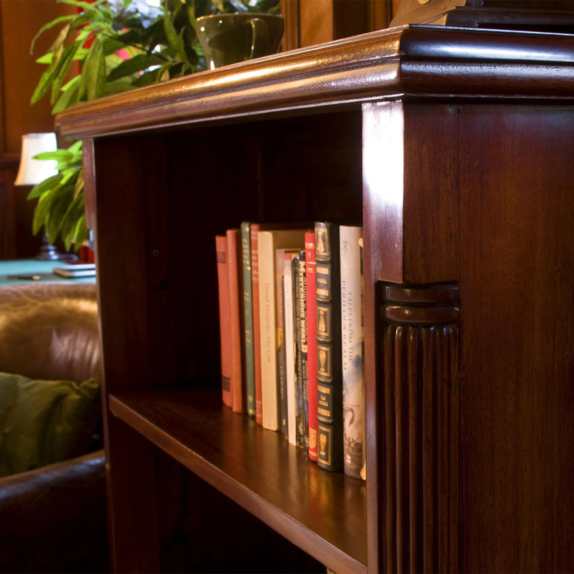 Luton Low Bookcase - Mahogany