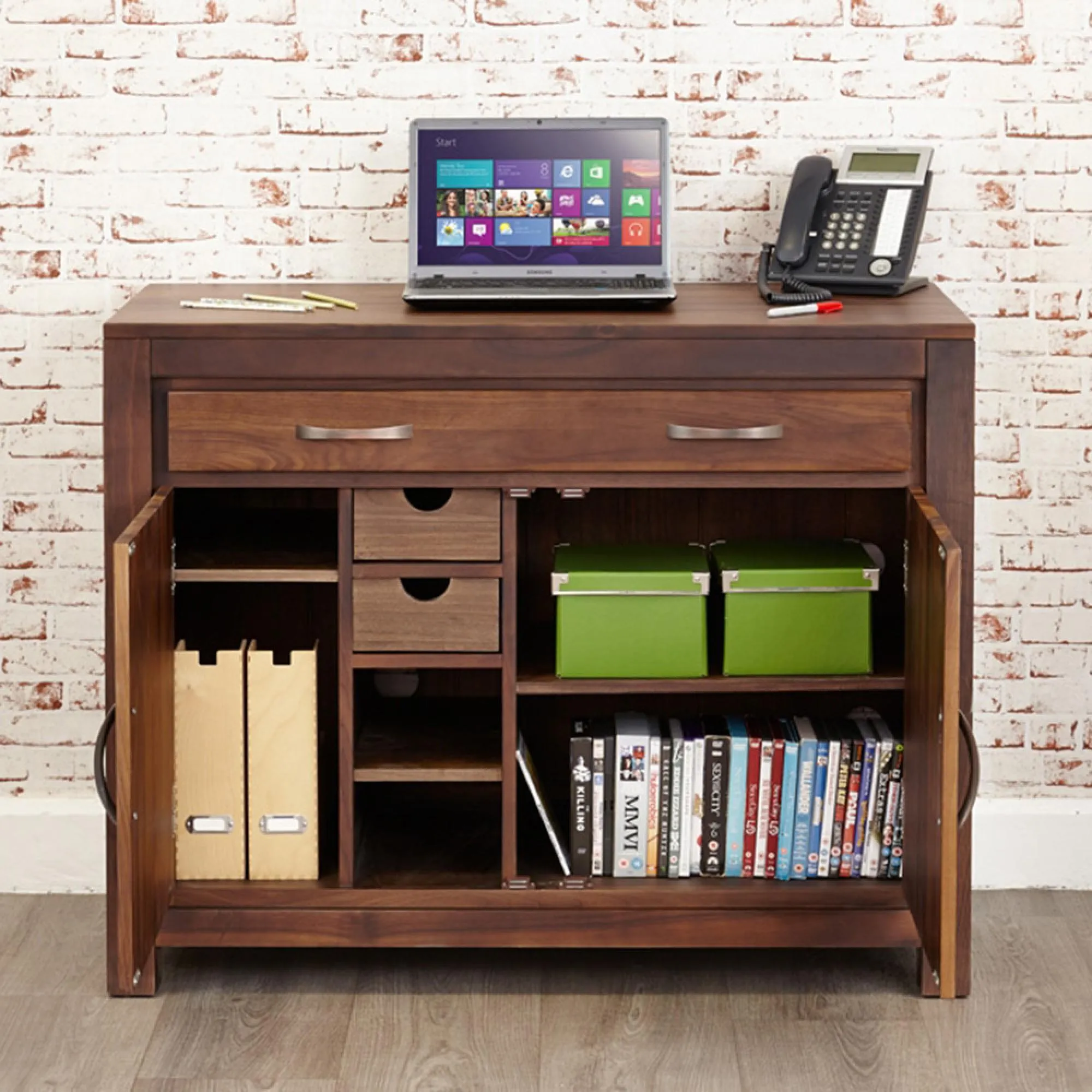Madera Home Desk - Walnut