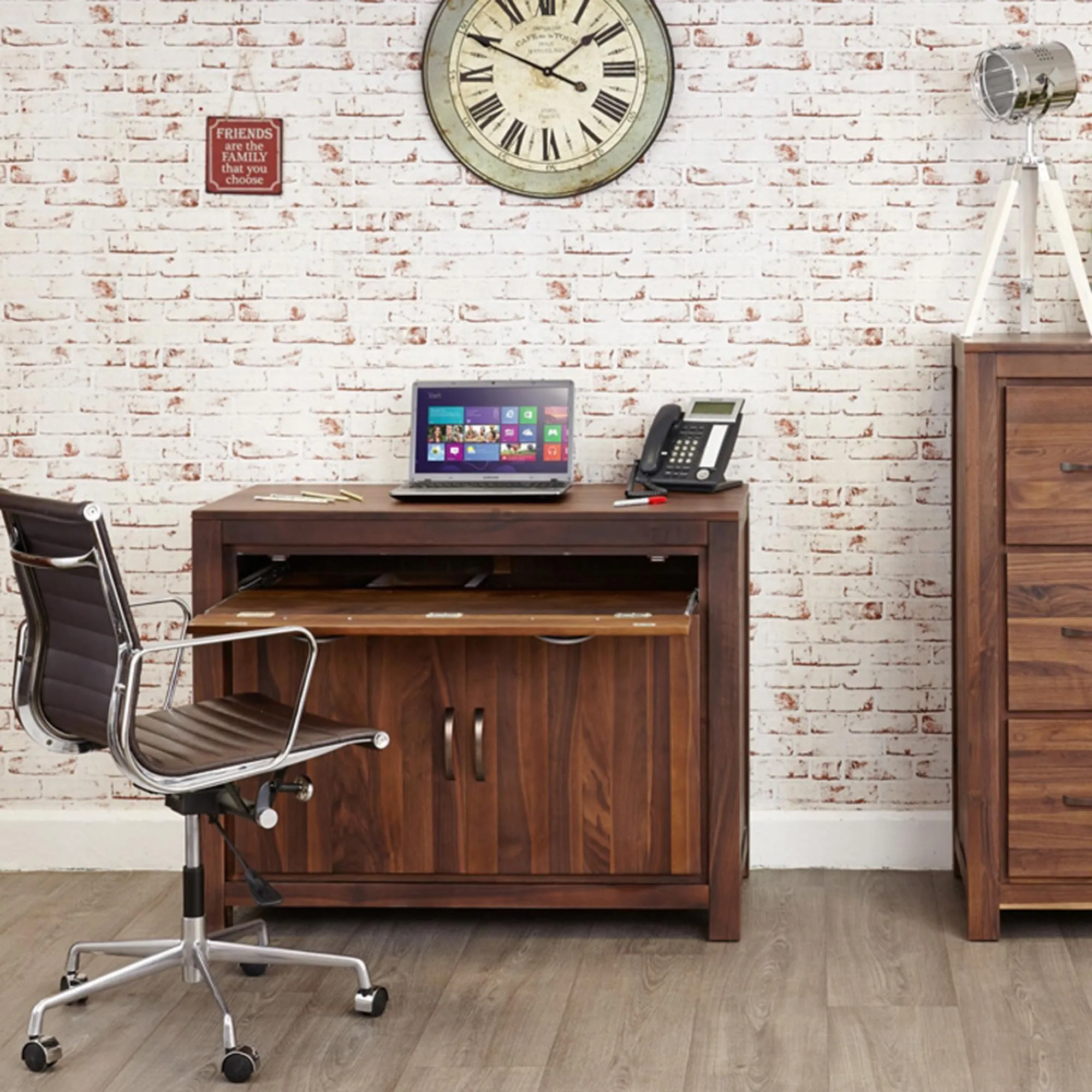 Madera Home Desk - Walnut