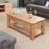 Martin 4 Drawer Coffee Table - Oak, Satin Lacquer