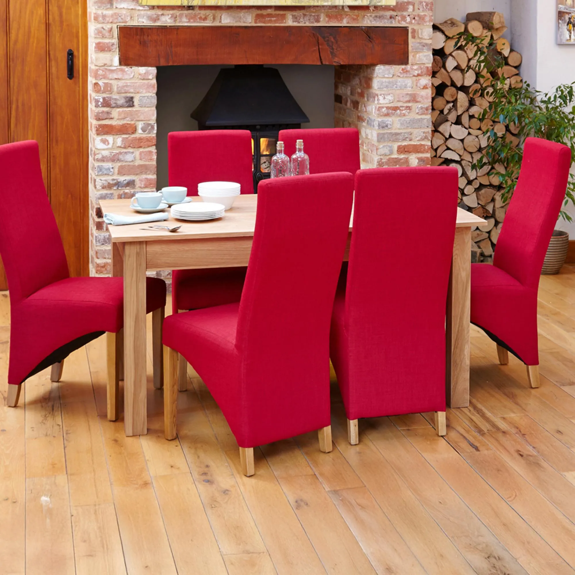 Martin Oak 6-Seater Dining Table