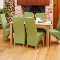 Martin Oak 6-Seater Dining Table